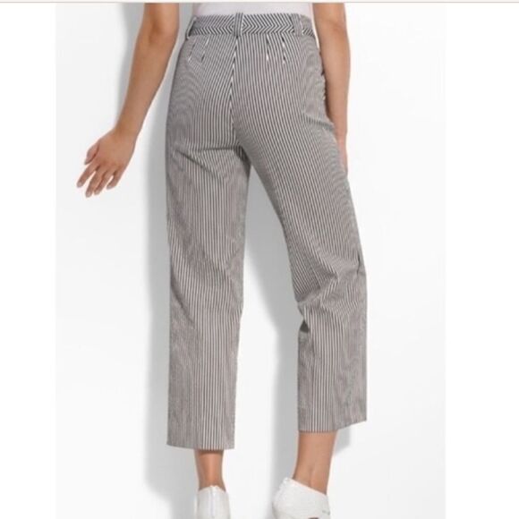 NWOT Black White Crop Pants - Picture 1 of 9